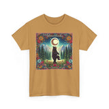 Dancing Boho Black Bear Unisex 100% Cotton Tee