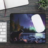 Black Bear Lake Northern Lights Gaming Mouse Pad