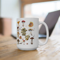 Mushrooms Ceramic Mug (11oz or 15oz)