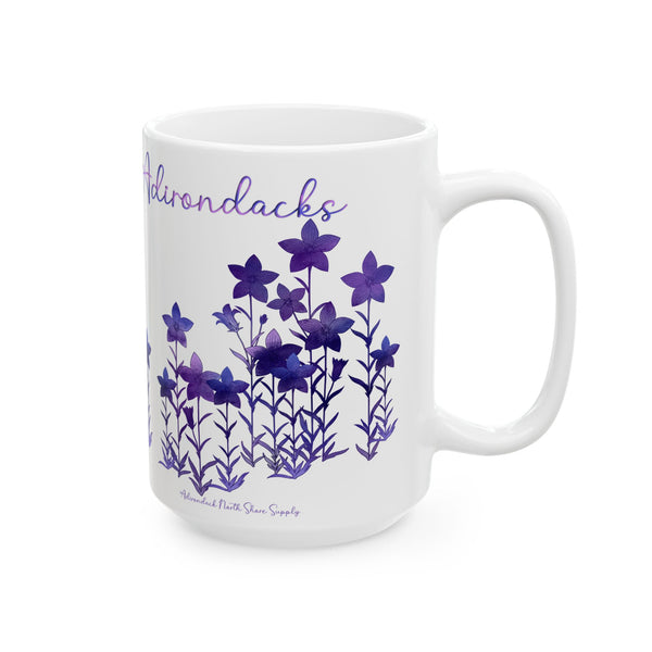 Adirondacks Purple Wildflowers Ceramic Mug (15oz)