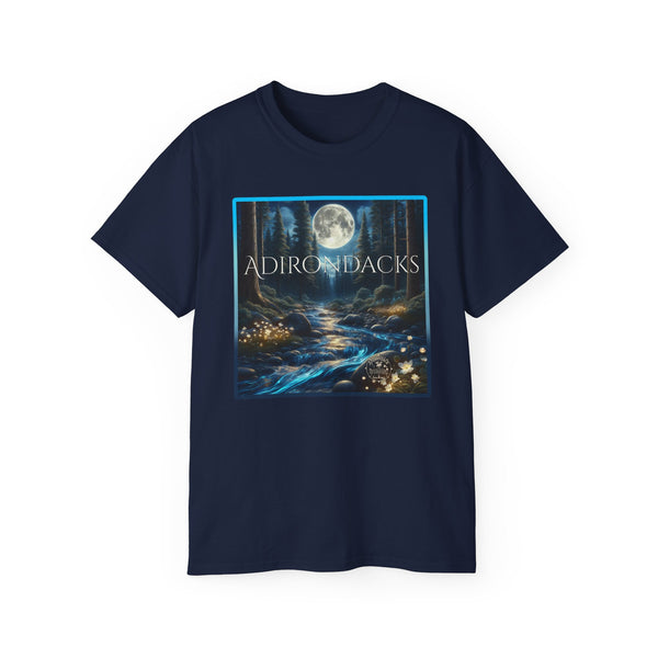 Moonlight Delight Adirondacks Unisex 100% Ultra Cotton T-Shirt