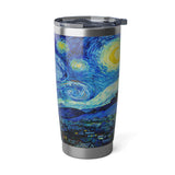 Vincent Van Gogh Starry Night 20oz Double-Wall Insulated Stainless Steel Hot or Cold Tumbler