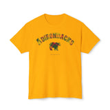 Adirondacks Black Bear Yellow Tartan Plaid HD Cotton T-Shirt