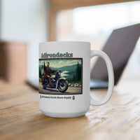 Teddy Roosevelt Adirondacks Motorcycle Ceramic Mug (11oz or 15oz)