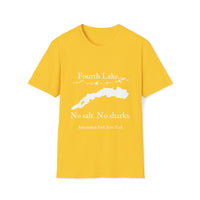 Fourth Lake-No Salt No Sharks Unisex Softstyle T-Shirt