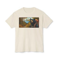 Adirondacks Woods Waters Wild Peaks Black Bear HD Cotton T-Shirt