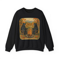 Adirondack Chairs Marshmallow Roasting Bears Unisex Heavy Blend Crewneck Sweatshirt