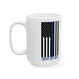 Stand For Blue Ceramic Mug (15oz)