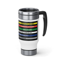 First Responders 14oz Stainless Steel Travel Mug with Handle