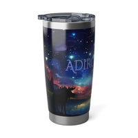 Adirondacks Moose and Bear 20oz Double-Wall Insulated Stainless Steel Hot or Cold Tumbler