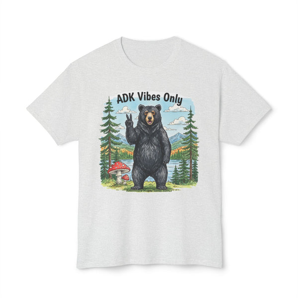ADK Vibes Only Black Bear HD Cotton Unisex T-Shirt