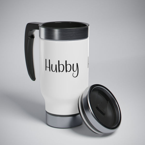 Hubby 14oz Stainless Steel Travel Mug with Handle