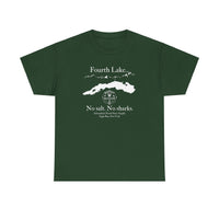 Fourth Lake No Salt No Sharks Unisex 100% Cotton Tee