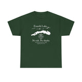 Fourth Lake No Salt No Sharks Unisex 100% Cotton Tee