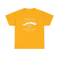 Fourth Lake No Salt No Sharks Unisex 100% Cotton Tee