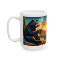 Beast Brew Coffee Bear Ceramic Mug (15oz)