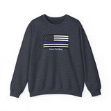 Stand For Blue Unisex Heavy Blend Crewneck Sweatshirt