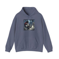 Black Bear in the Adirondacks Playing His Guitar Unisex Heavy Blend Hoodie