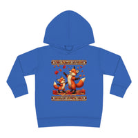 Sweet Fall Foxes Toddler Pullover Fleece Unisex Hoodie