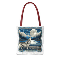 Wolf Native Poly Tote Bag