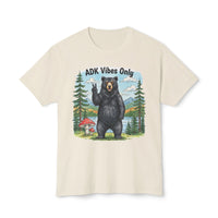 ADK Vibes Only Black Bear HD Cotton Unisex T-Shirt