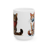 Willie and Daniel Our Cat Bosses Ceramic Mug (15oz)