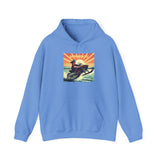 Lady Rider Snowmobile the Adirondacks Unisex Heavy Blend Hoodie