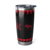 Adirondacks ADK Pine and Moose 20oz Double-Wall Insulated Stainless Steel Hot or Cold Tumbler
