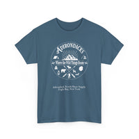 Adirondacks Where The Wild Things Roam Unisex 100% Cotton Tee