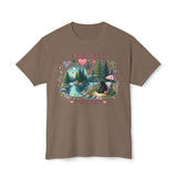 Adirondacks Folky Black Bear HD Cotton T-Shirt