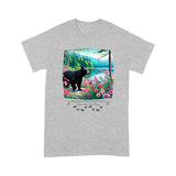 Adirondacks Black Bear Flowers Unisex Standard T-Shirt