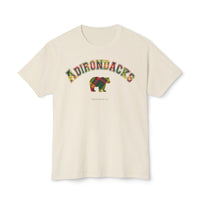 Adirondacks Black Bear Yellow Tartan Plaid HD Cotton T-Shirt