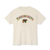 Adirondacks Black Bear Yellow Tartan Plaid HD Cotton T-Shirt