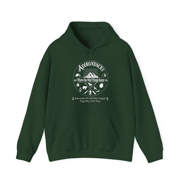 The Adirondacks-Where the Wild Things Roam Unisex Heavy Blend™ Hooded Sweatshirt