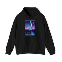 Adirondacks Northern Lights Moose Unisex Heavy Blend™ Hooded Sweatshirt