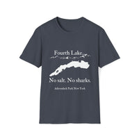 Fourth Lake-No Salt No Sharks Unisex Softstyle T-Shirt