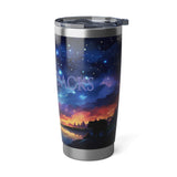 Adirondacks Moose and Bear 20oz Double-Wall Insulated Stainless Steel Hot or Cold Tumbler