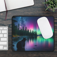 Black Bear Northern Lights Gaming Mouse Pad