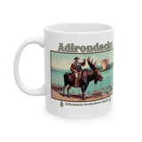 Teddy Roosevelt Adirondacks Moose Coffee Ceramic Mug (11oz or 15oz)