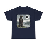 Mr. Black Bear Adirondacks Total Solar Eclipse Unisex 100% Cotton Tee