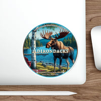 Adirondacks Moose Die-Cut Sticker