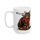 Willie and Daniel Our Cat Bosses Ceramic Mug (15oz)