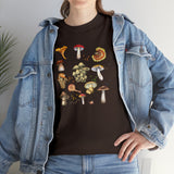 Shrooms, Groovy Shrooms Unisex 100% Cotton Tee