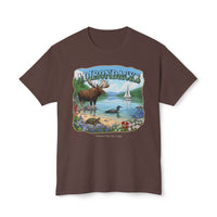 Adirondacks Walter the Moose Lakeside HD Cotton T-Shirt