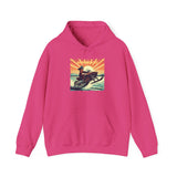 Lady Rider Snowmobile the Adirondacks Unisex Heavy Blend Hoodie