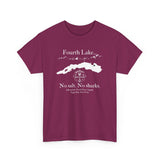 Fourth Lake No Salt No Sharks Unisex 100% Cotton Tee