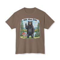 ADK Vibes Only Black Bear HD Cotton Unisex T-Shirt