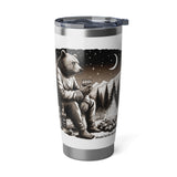 Adirondack Black Bear Chillin' 20oz Double-Wall Insulated Stainless Steel Hot or Cold Tumbler