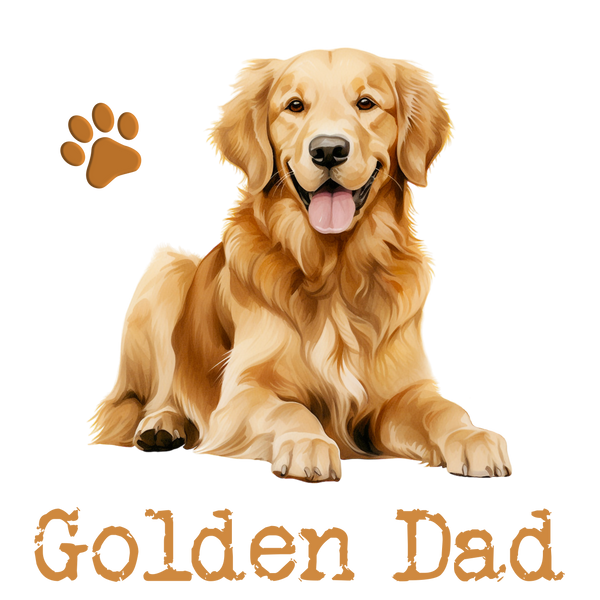 Golden Retriever 'Golden Dad' Unisex Heavy Blend Hoodie