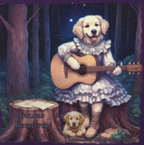 Golden Retriever Girl with Puppy Unisex Heavy Blend Hoodie